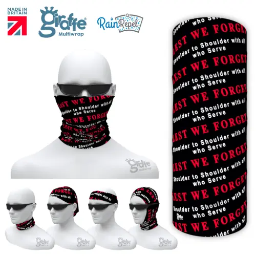 Neck Warmer Lest We Forget