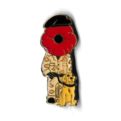 Poppy Dog Handler Enamel Pin