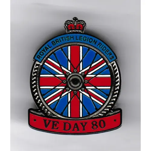 VJ Day 80 Enamel Pin Badge