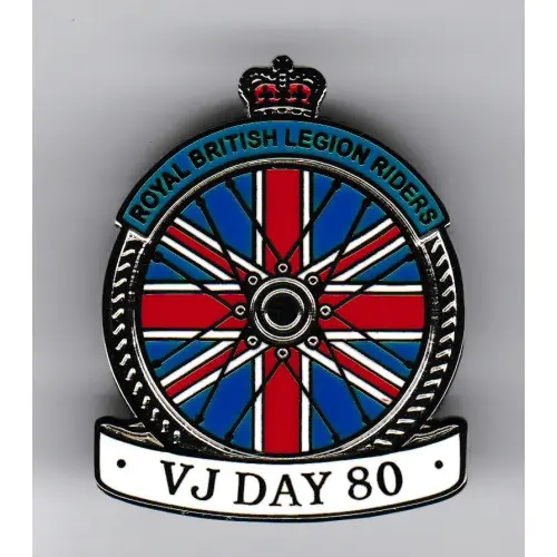 VJ Day 80 Enamel Pin Badge 