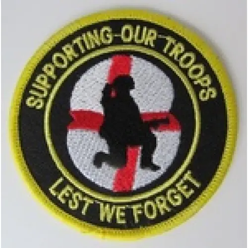 Support Our Troops Enamel Pin St George